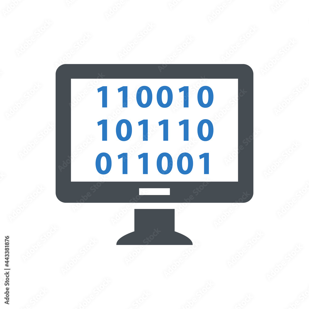 Big data icon vector graphic illustration Big data icon vector graphic illustration