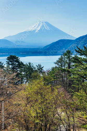 Camping scenery Motosu ko