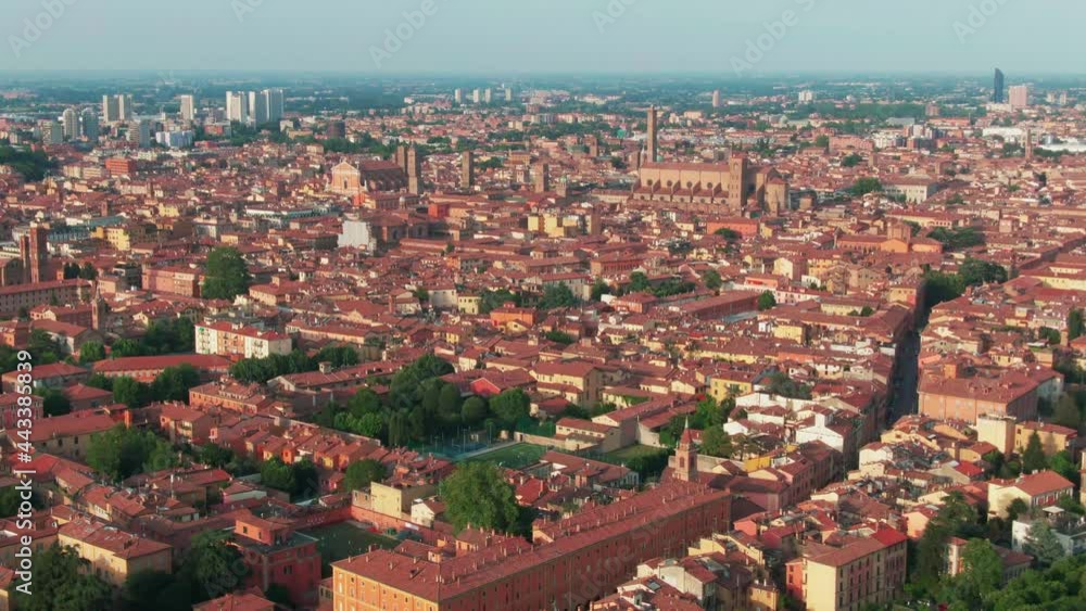 Cityscape of Bologna in Italy Cityscape of Bologna in Italy