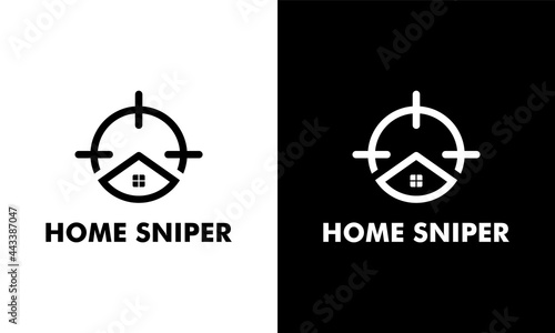 Compass target icon illustration design template symbol Sales repair home