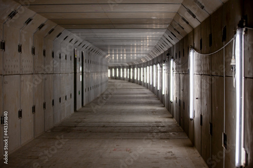 建設中の地下トンネル（東京） 