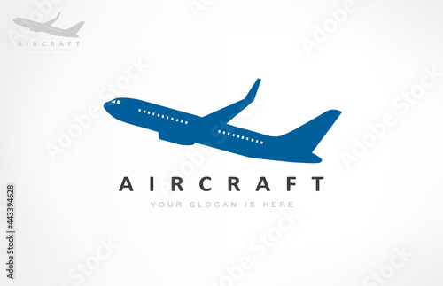 Airplane logo vector. Logo design.	
