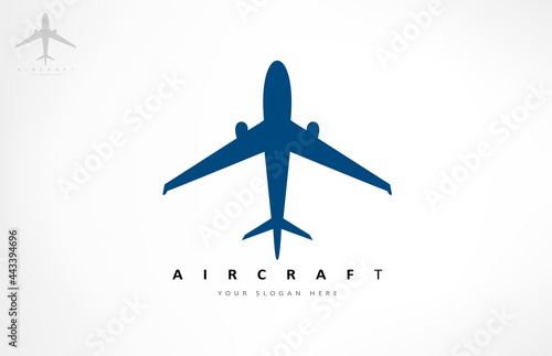 Airplane logo vector. Logo design.	
