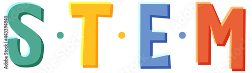 STEM education logo banner on white background