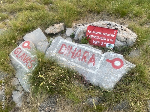 Dinara mountain in Croatia landscape photo