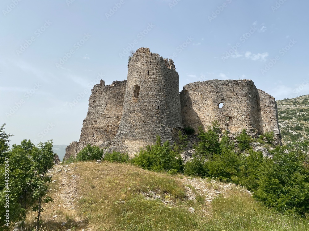 Glavas old fort near Knin, Croatia