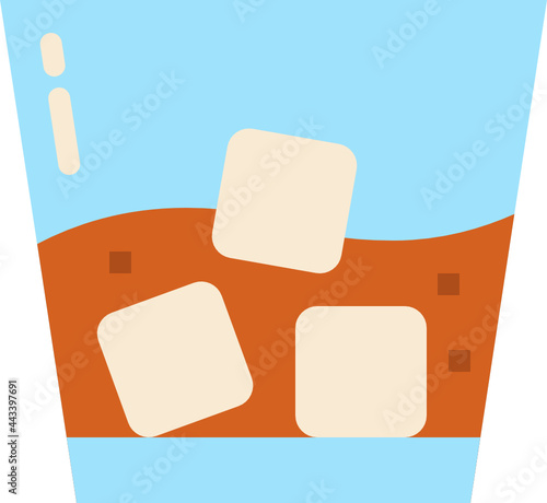 whiskey flat icon