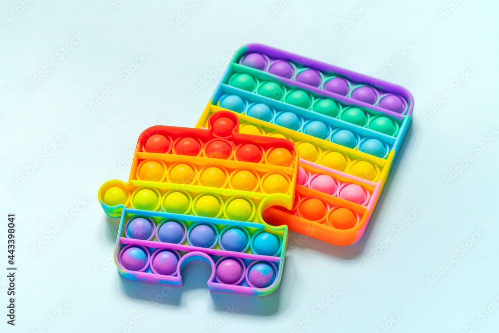 Pop it fidget toys. Bubble game. Antistress toys. Pop it fidget toys. Bubble game. Antistress toys.