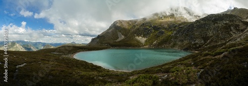 Lago del Ausente located beetwen Asturias and Leon in european peaks.