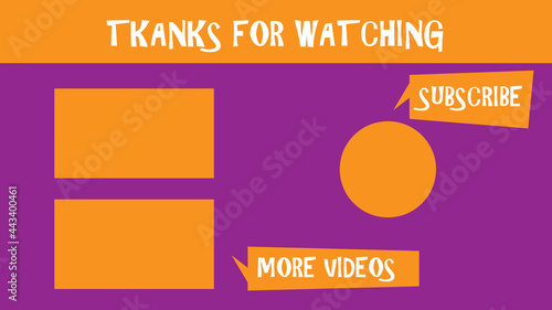 YouTube End Card Template Type B 03