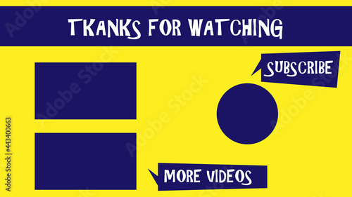 YouTube End Card Template Type B 04