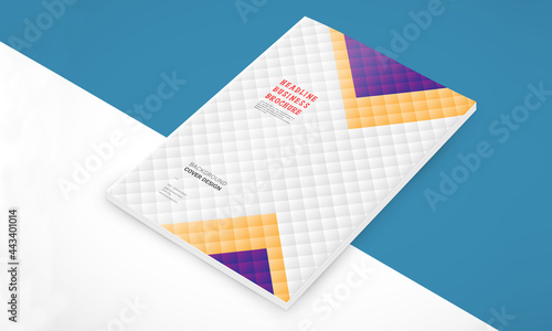 Background Cover design templates for brochure, magazine, flyer, booklet, annual report. Creative modern bright background with colorful circles and round shapes