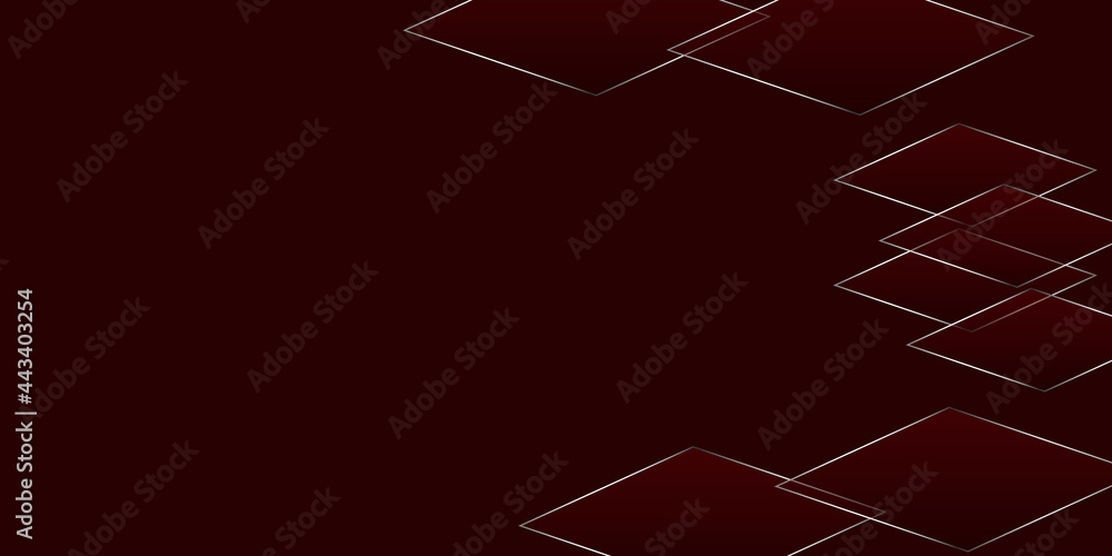 Fototapeta premium Abstract red and silver background