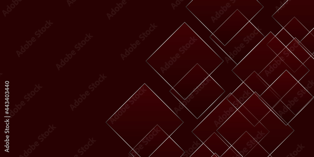 Fototapeta premium Modern dark red geometry background