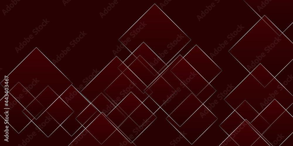 Fototapeta premium Modern dark red geometry background