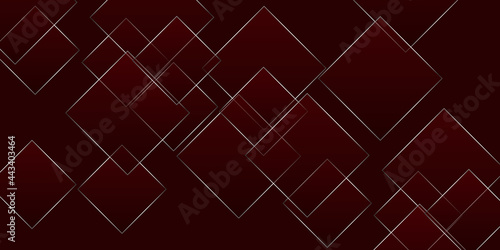 Картината върху платно Modern dark red geometry background