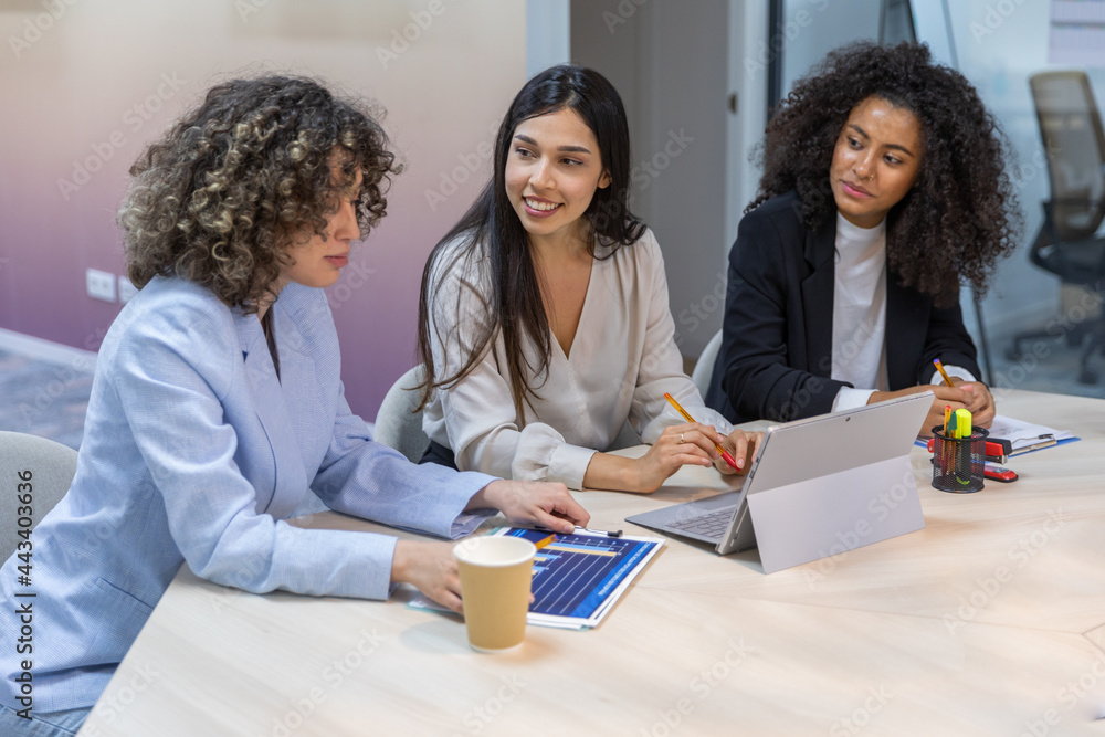 Multi-ethnic Office Workers Multi-ethnic Office Workers