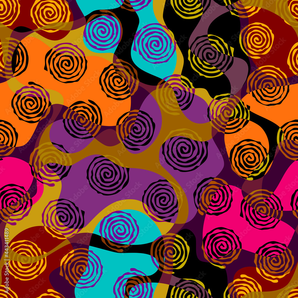 Obraz premium Tribal style seamless pattern. Vector image