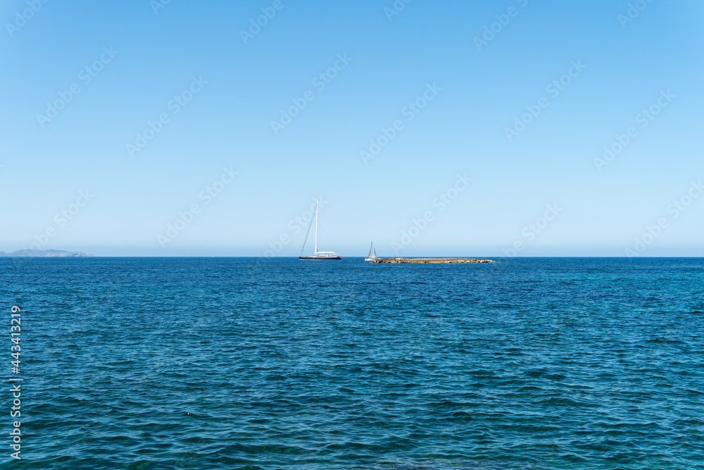 Fototapeta premium Rocky coast of the south of the island of Mallorca