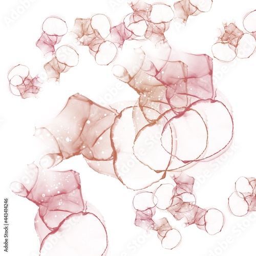 Purple bubbles, abstract background, illustration. Abstract background, splash screen