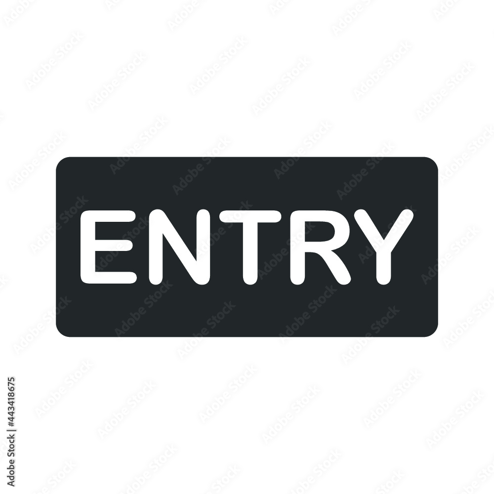 entry icon design vector graphics entry icon design vector graphics
