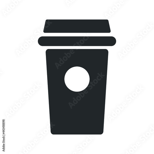 juice glass icon design vector