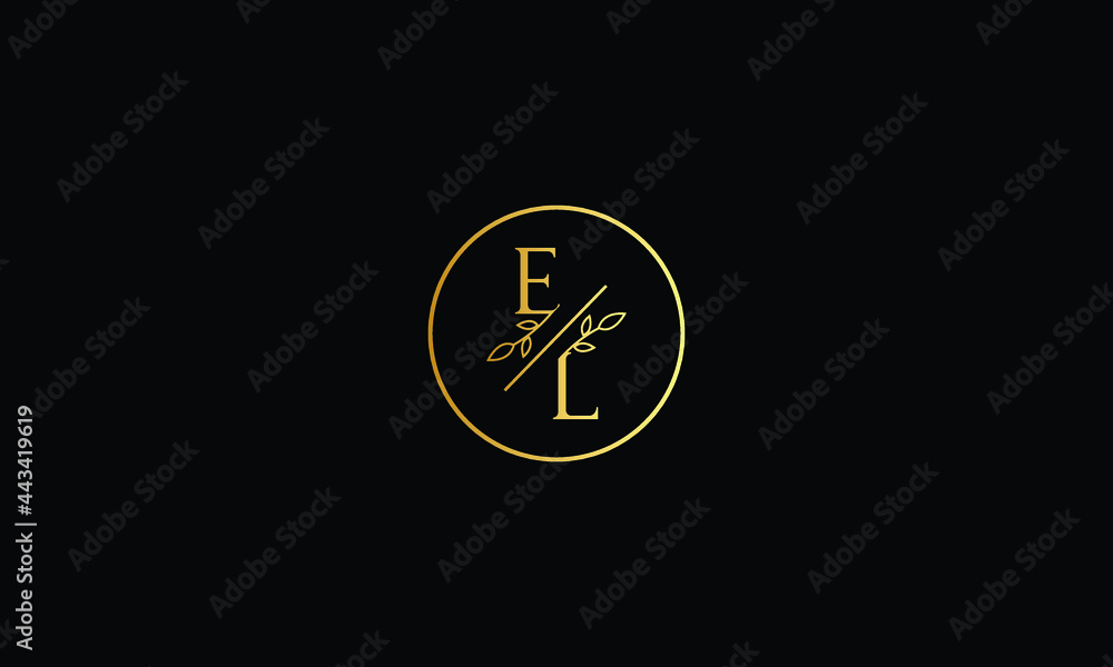 Initial EL Letter Logo. Creative Letter EL Modern Business Logo Vector  Template. Initial EL Logo Template Design Stock Vector | Adobe Stock