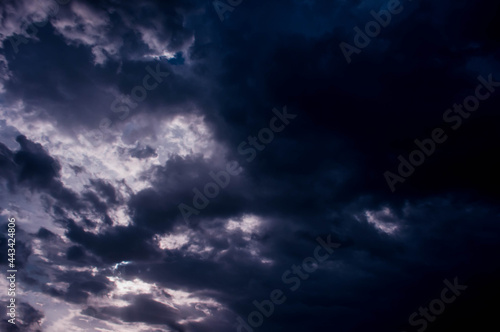 The clouds were forming, creating a terrifying storm. © Tongsai Tongjan
