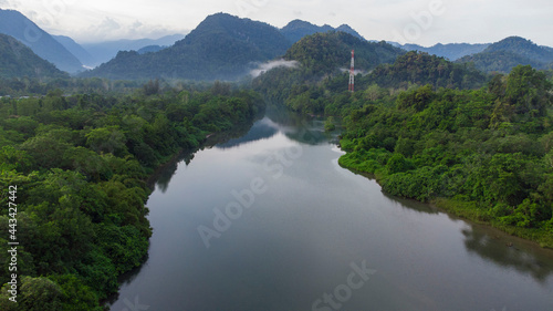 The lamseunia river, Aceh Besar district, Aceh province