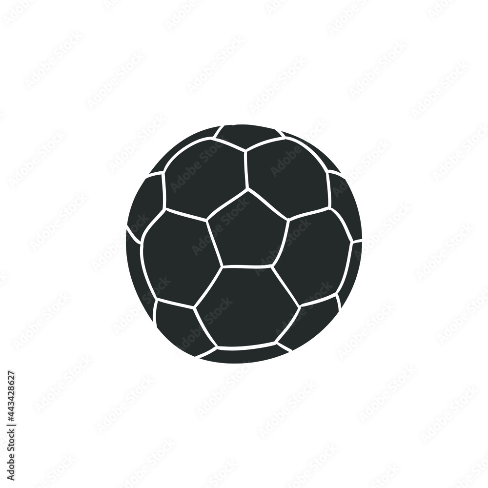 Soccer Ball Icon Silhouette Illustration. Sport Vector Graphic Pictogram Symbol Clip Art. Doodle Sketch Black Sign. Soccer Ball Icon Silhouette Illustration. Sport Vector Graphic Pictogram Symbol Clip Art. Doodle Sketch Black Sign.