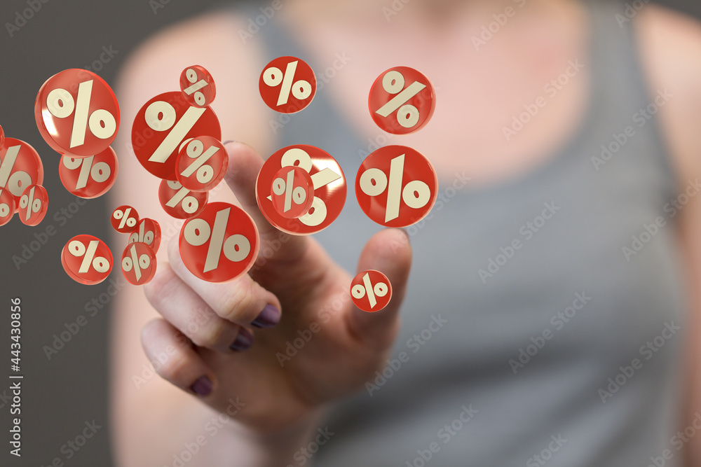 Exploding discount cubes with percent symbols 3d. Exploding discount cubes with percent symbols 3d.