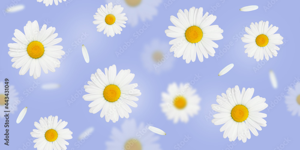 Flowers seamless pattern Flowers seamless pattern