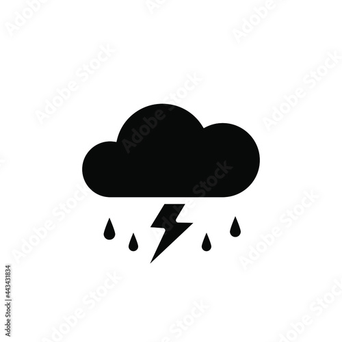 Weather Icon Vektor Logo Template illutrator photo