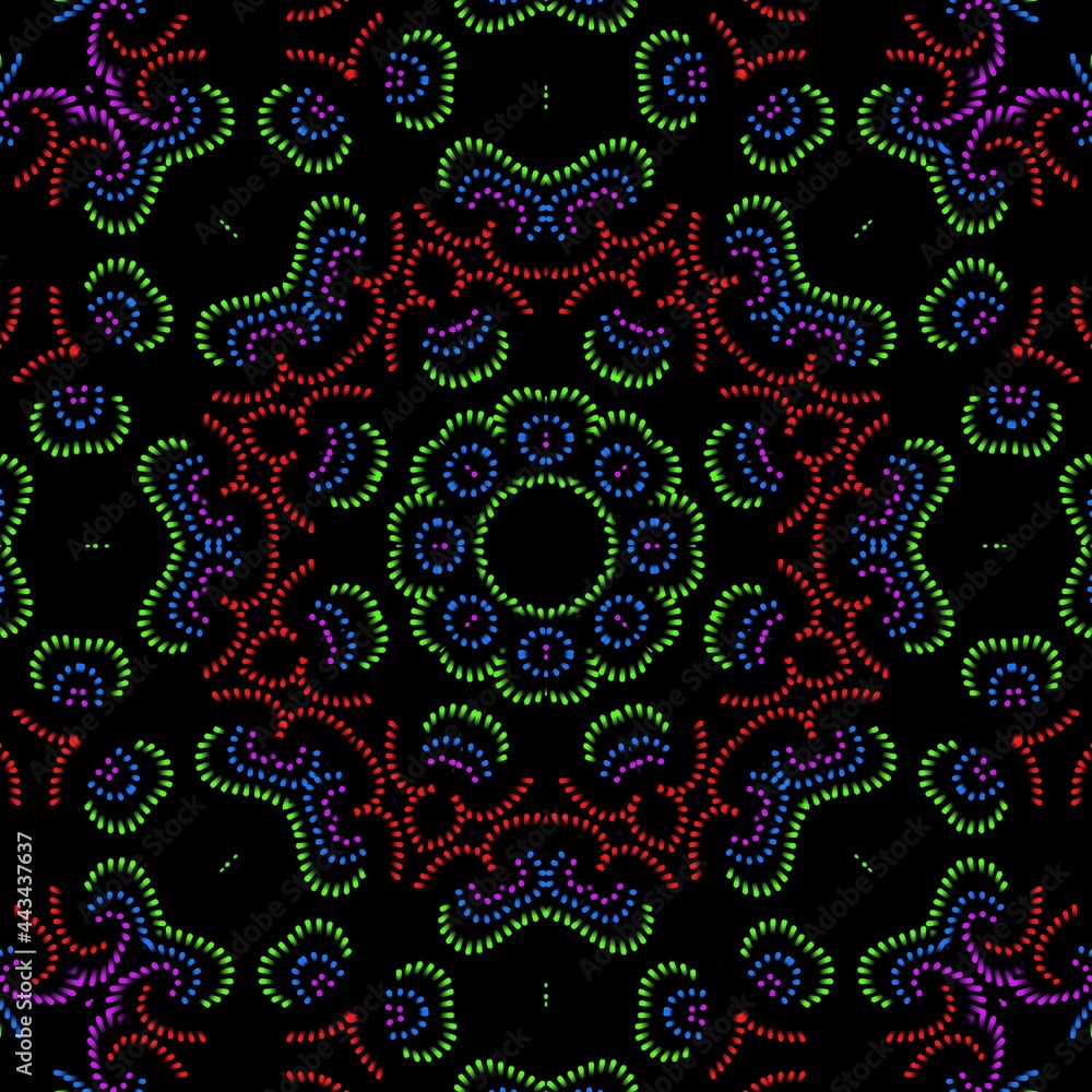Beautiful graphical floral pattern design. Beautiful graphical floral pattern design.