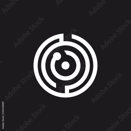 Creative dynamic Abstract circle logo.