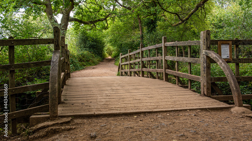Obraz na płótnie Pooh Bridge located in the One Hundred Acre woods in the stories by AA Milne of Christopher Robin and Winnie the Pooh
