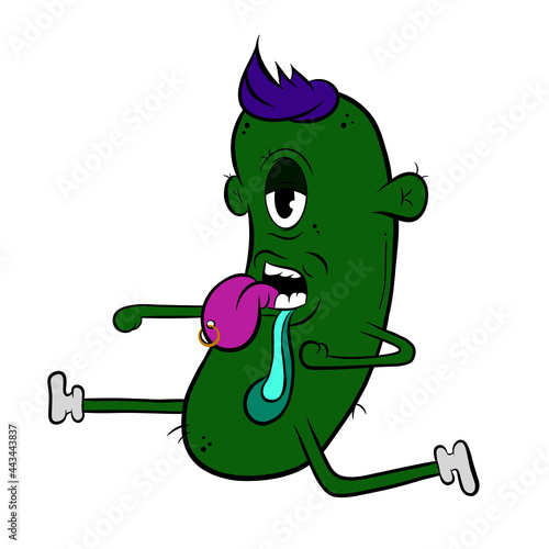 Pickle Kong Fu Cartoon