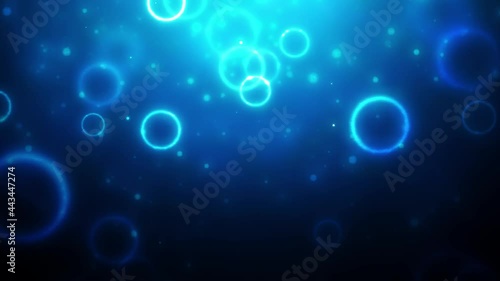 深海のような幻想的なパーティクルのイメージ動画　4K　LOOP