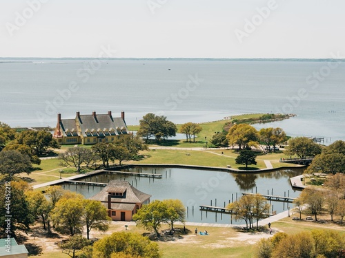 View of Historic Corolla Park, in the Outer Banks, North Carolina photo