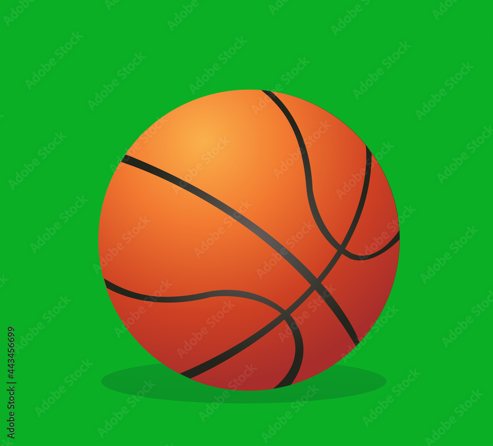 Vector illustration of a Basketball