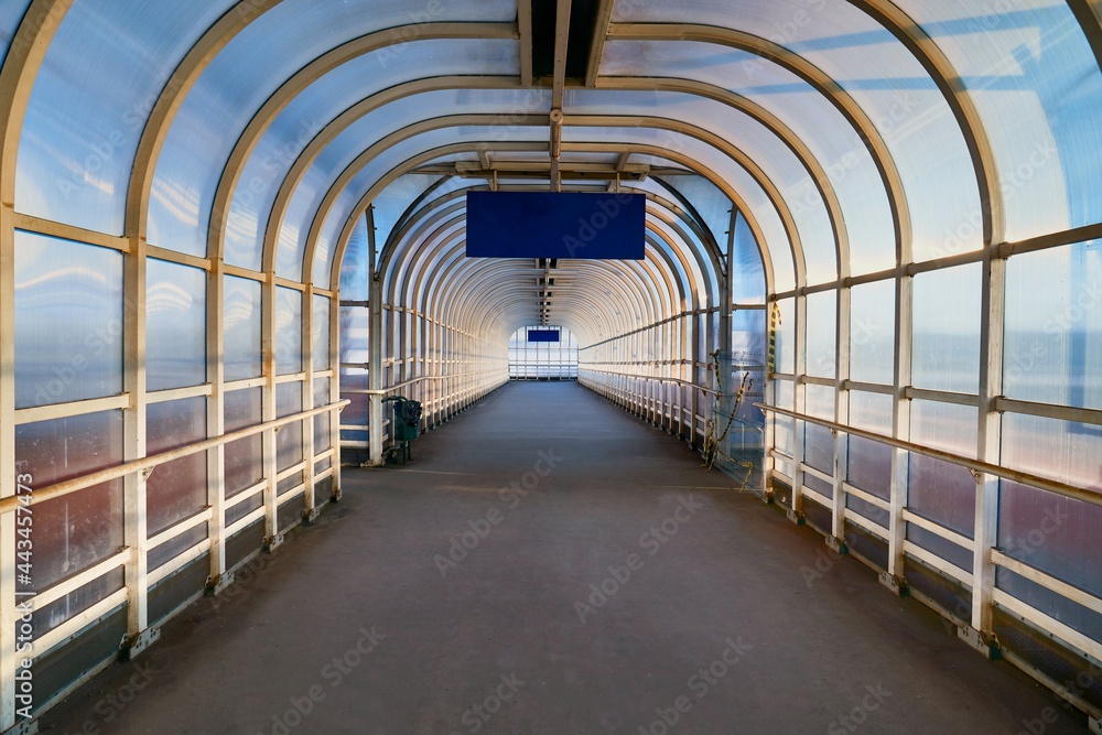 Passage for passangers at a station Passage for passangers at a station