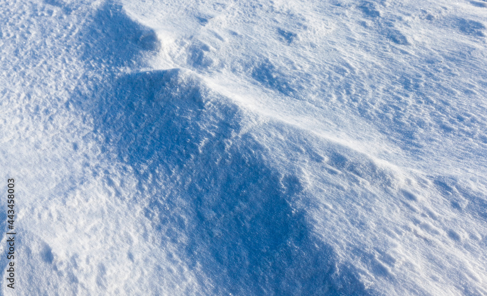 Obraz premium Sunny frosty weather