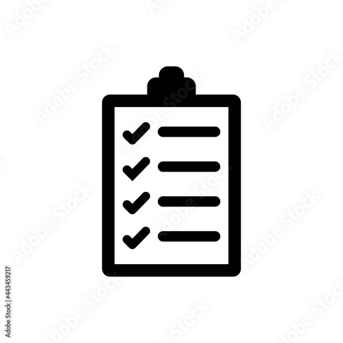 Check clipboard icon