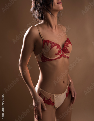 Sexy woman bra. Sexy photo. Erotica. Model. Fit body. Erotic. Passionate.  © Erika