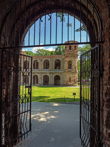 ruin of castle Tworkow, Poland photo