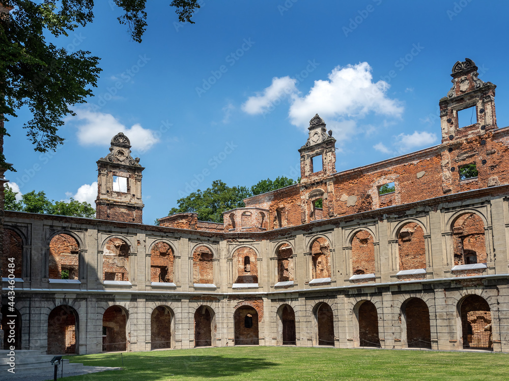 Obraz premium ruin of castle Tworkow, Poland