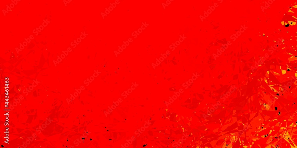 Dark green, red vector background with triangles. Dark green, red vector background with triangles.