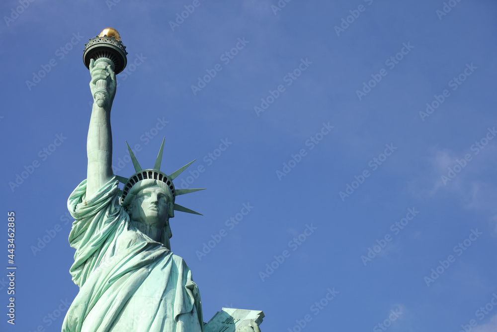 Fototapeta premium Freiheitsstatue / Satue of Liberty or Liberty Enlightening the World /