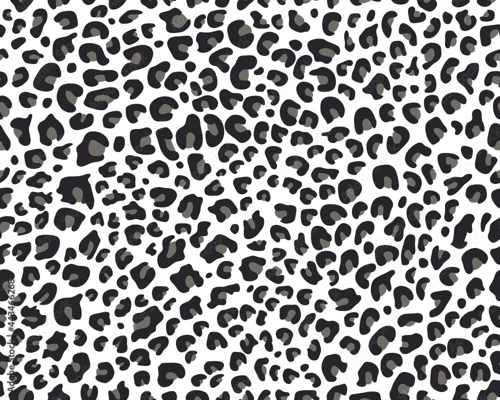 SVG Seamless pattern of leopard leather, gray color on a white background SVG Seamless pattern of leopard leather, gray color on a white background