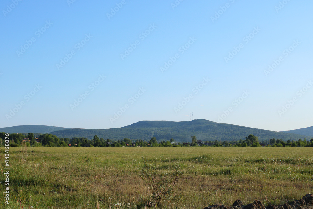 Гора Синяя, поселок Баранчиский, Свердловская область. 
